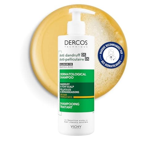 Dercos Shampooing Antipelliculaire DS Cheveux Secs Sélénium Acide Salicylique