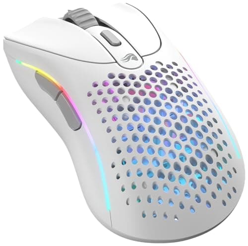 Glorious Gaming Model D 2 Souris Gaming Sans Fil Ergonomique 66g Blanche