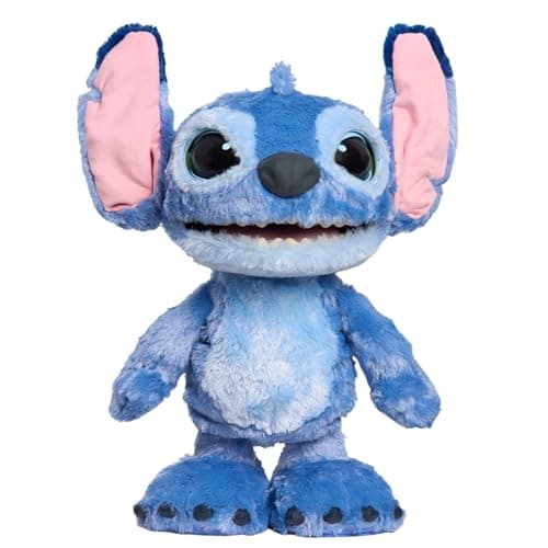 Just Play Peluche Stitch Interactive Disney 43 cm plus de 100 sons