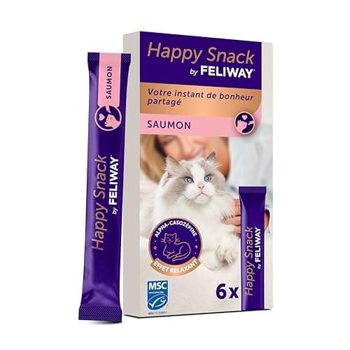 Happy Snack by FELIWAY - Friandises Apaisantes pour Chats 6 sticks