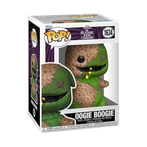 Funko Pop! Disney: Patchwork - Oogie Boogie - The Nightmare Before Christmas - Figurine en Vinyle à Collectionner - Idée de Cadeau - Produits Officiels - Cartoon Fans