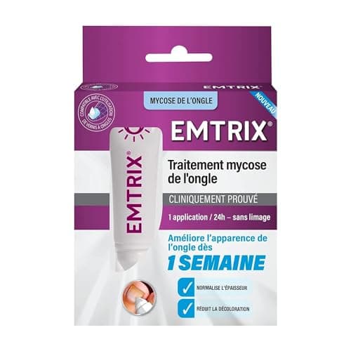 Emtrix Traitement Mycose Ongle Pied Formule Brevetée 10 ml