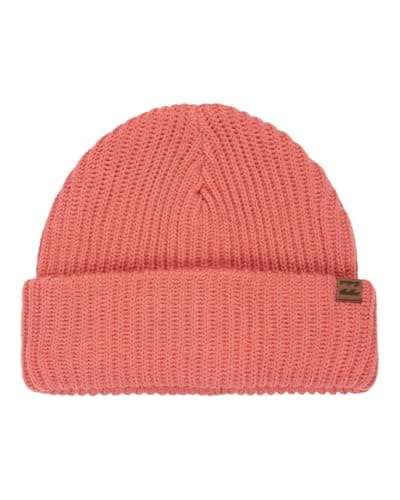 Billabong Bonnet Femme Alta Rib Taille Unique Rose Clair