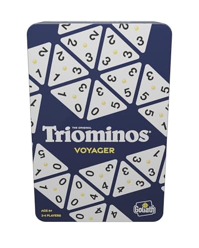 TRIOMINOS Voyager Edition Voyage Boîte Métal Jeu de Société