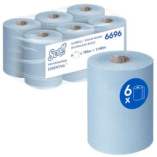 Scott Essential Essuie-mains Roulés 6696 1 pli 6x190m