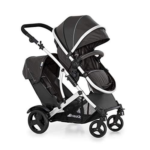 hauck Poussette Double Duett 2 pour Bébé et Enfant - Black Forest