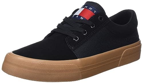 Tommy Jeans Baskets vulcanisées Skate Derby Homme Noir 46 EU
