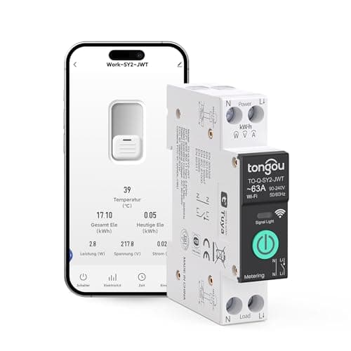 TONGOU SY2 JWT Relais intelligent Wi-Fi avec mesure de puissance et application Tuya