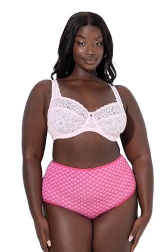 Ulla Popken Soutien-gorge classique en dentelle rose bébé 105B