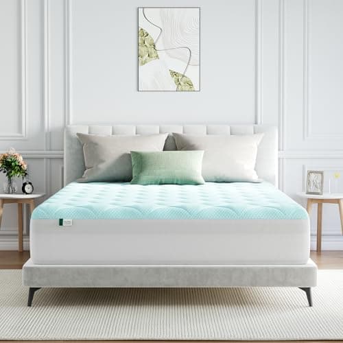 Novilla Surmatelas Rafraîchissant 180x200cm, Tissu Cool Touch, Respirant