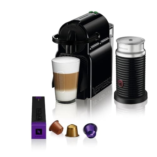 Cafetière à capsules DeLonghi Nespresso Inissia Milk Noire