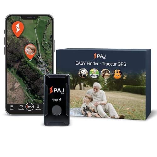 PAJ Traceur GPS 4G Mini avec Bouton SOS et Message Vocal