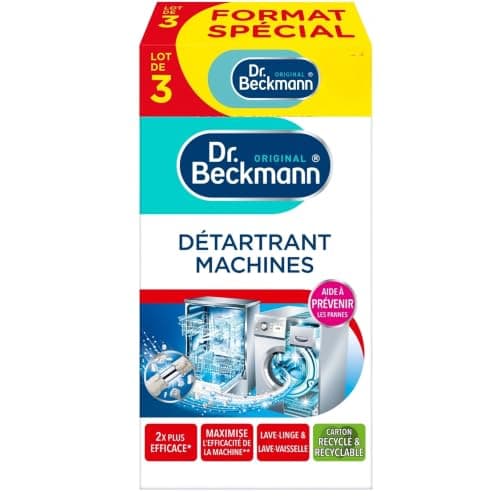 Dr. Beckmann - Détartrant Machines - Anti-Calcaire - 2x50g - Lot X3