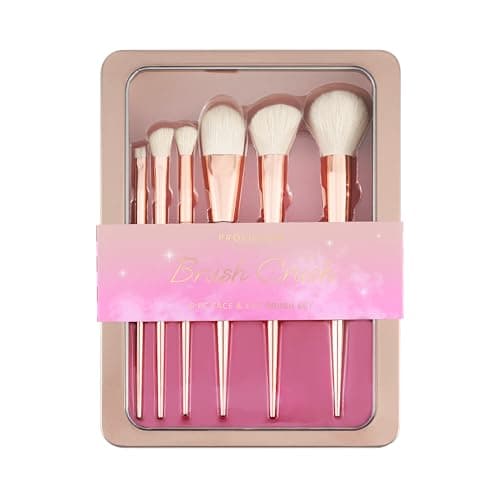 Profusion Cosmetics Brush Crush Lot de 6 pinceaux pour visage et yeux