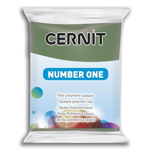 Cernit Number One Pâte polymère 56g Olive Opaque