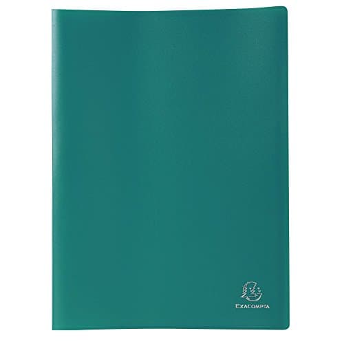 Exacompta Protège-documents Opak A4 - 80 pochettes antireflet - Vert foncé