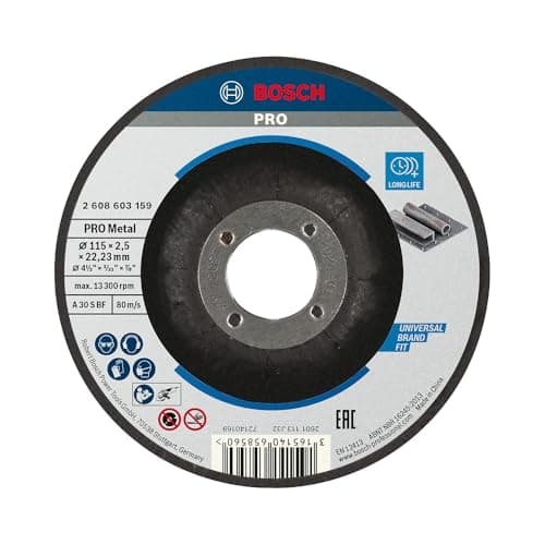 Bosch Disque à tronçonner PRO Metal 115 x 2,5 x 22,23 mm