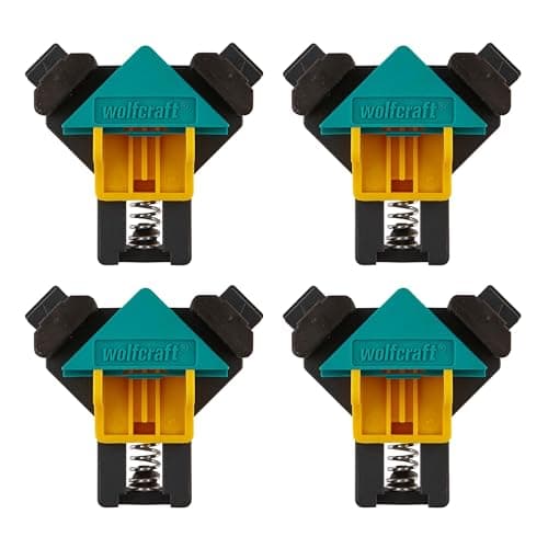 Wolfcraft Kit projet Serrage à Angle Droit - 4 Presses d'Angles ES 22