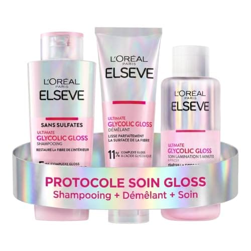 L'Oréal Paris Routine Capillaire Elseve Glycolic Gloss - 3 Produits