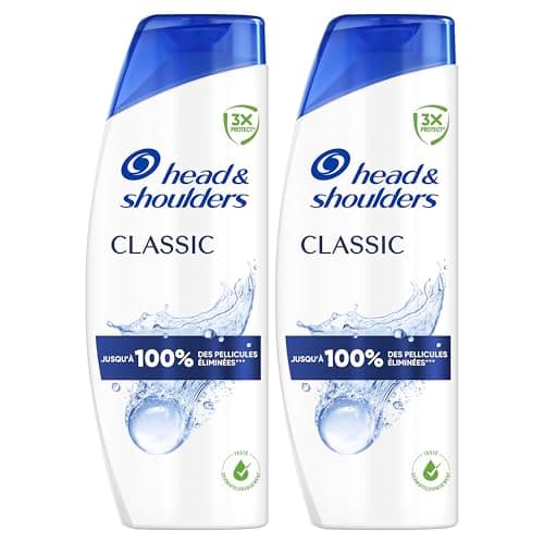 Head & Shoulders Shampoing Antipelliculaire Classic Lot de 2 x 400 ml