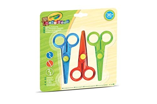 Crayola Mini Kids 3 Ciseaux de Sécurité Multicolores 81-8119