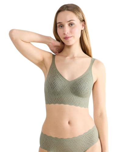 Sloggi Soutien-gorge bralette Zero Feel Bliss Vert Mousse Taille S