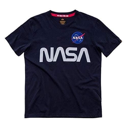 Alpha Industries T-shirt homme NASA Reflective RepBlue manches courtes