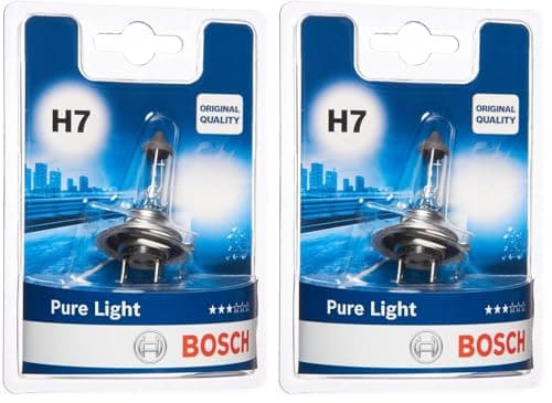 Bosch Lot de 2 lampes de phare H7 Pure Light 12V 55W PX26d