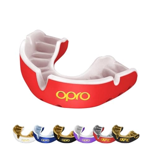 OPRO Protège-dents Niveau Or - Ajustement Premium - Boxe, MMA, Rugby, Hockey - Adultes et Enfants