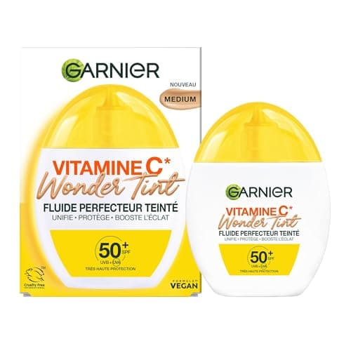Garnier Fluide Teinté Wonder Tint SPF50+ Vitamine C Teinte Medium 40ml