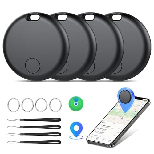 Smart Air Traceur Tag Lot de 4 Apple Traceur Compatible Find My iOS