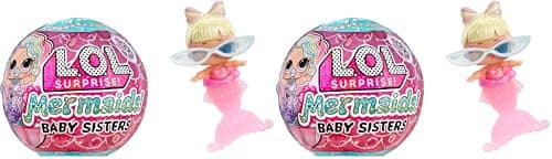 L.O.L. Surprise Mermaids Baby Sisters Poupée Sirène avec Accessoires