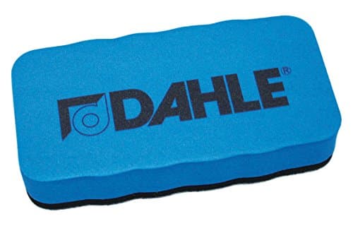 DAHLE Brosse Aimantée pour Tableau Blanc - Effaceur Bleu