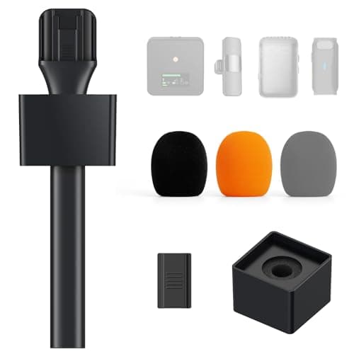 TONOR Poignée pour Microphone DJI Mic Rode, Support de Micro à Main, 24 cm, TP20