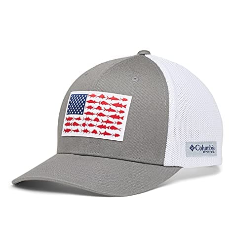 Casquette de baseball unisexe Columbia PFG Fish Flag Mesh ventilée