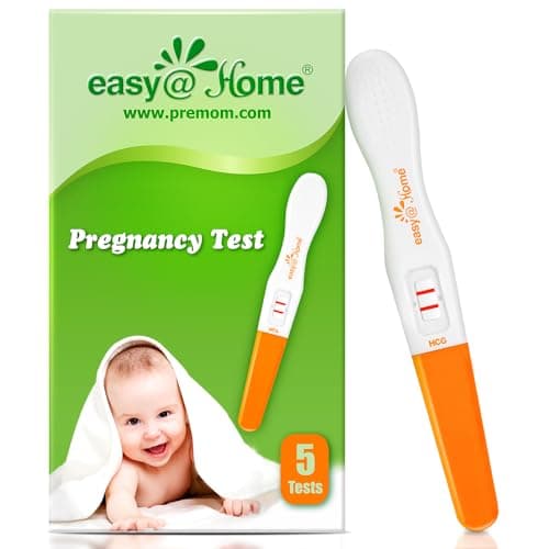 Easy@Home Tests de Grossesse Bâtonnets Midstream 5 Tests HCG