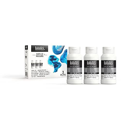 Liquitex Set Assortiment Médium de Lissage 3 flacons de 118 ml