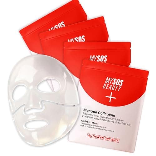 My SOS Beauty Pack de 4 Masques Bio-Collagène Hydrogel Visage 4 x 40g