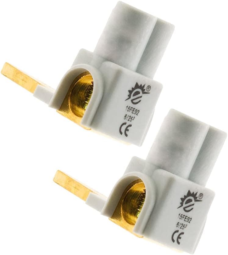 Zenitech Lot de 2 bornes de raccordement Horizontales
