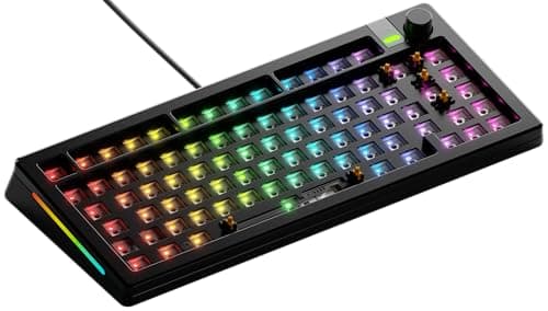 Glorious Gaming GMMK 3 Pro Barebones Clavier Gamer Modulaire 75% TKL Svart