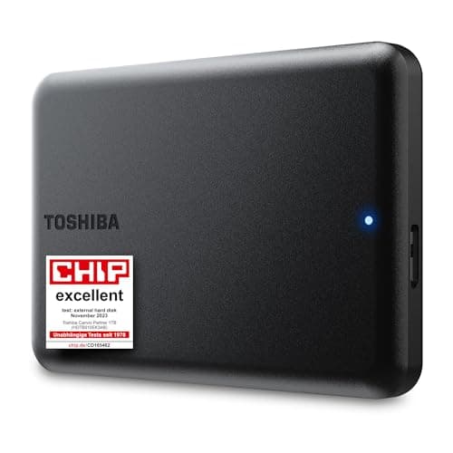 Toshiba Canvio Partner 1To Disque Dur Externe Portable 2,5 USB 3.2 Noir