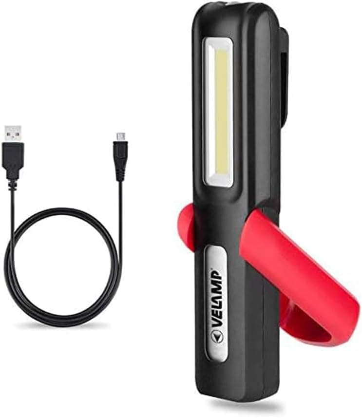 Velamp DAVY Lampe torche rechargeable Rouge