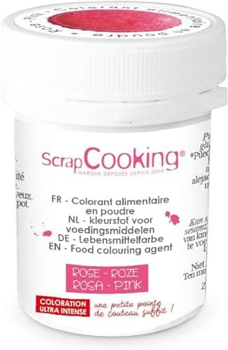 Scrapcooking Colorant Artificiel en Poudre Rose 5 g
