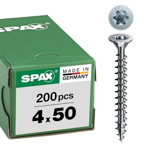 SPAX Vis universelle 4 x 50 mm 200 pièces T-STAR plus T20 WIROX