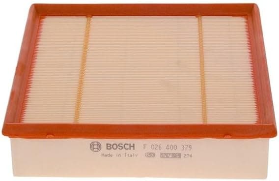 Bosch 0 Filtre à Air Automobile - Sépare les Particules de l'Air d'Admission, Résiste à l'Humidité et à la Tension