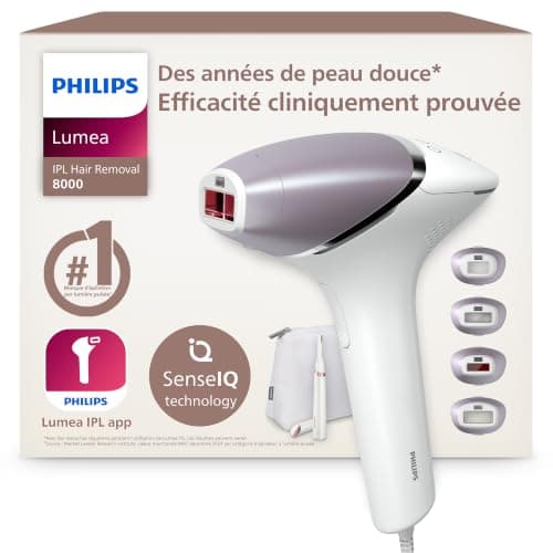 Philips Lumea série 8000 Épilateur à lumière pulsée 4 accessoires BRI949/00