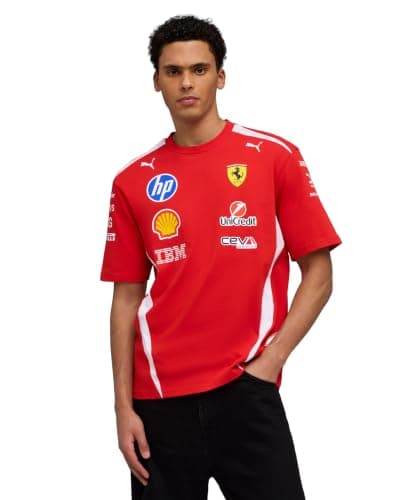 PUMA T-shirt Lewis Hamilton Scuderia Ferrari F1 2026 - Rouge - S