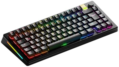 Glorious GMMK 3 Pro HE Clavier Gaming Sans Fil 75 pourcent Noir QWERTZ