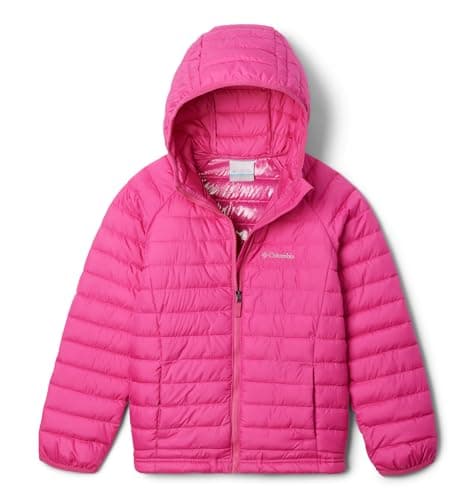 Columbia Veste à capuche Powder Lite II pour fille Rose ou Multicolore