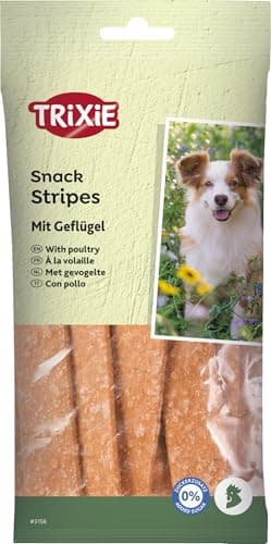 Trixie Friandises pour chien Stripes à la volaille - Sachet de 10 pièces, 100 g